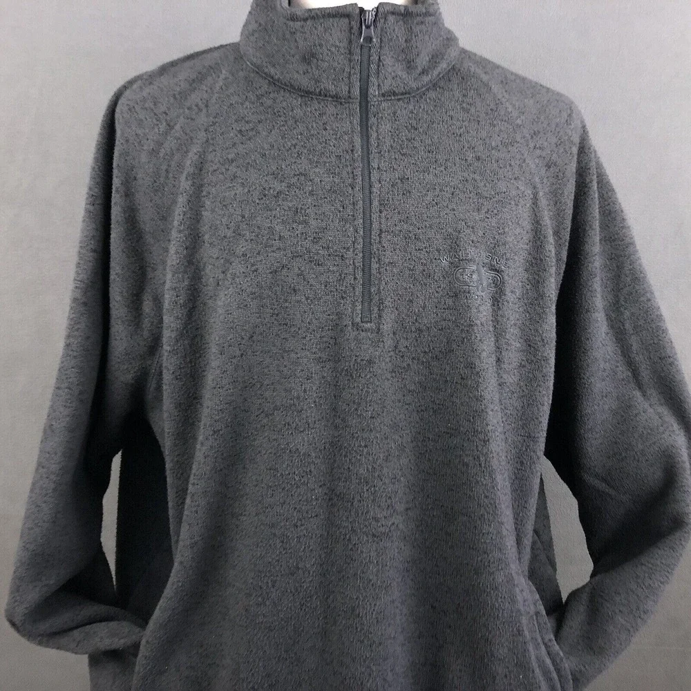 Disneyland Disney Parks 1/2 Zip‎ Pullover Sweater Shirt Men's 2XL Mickey Mouse